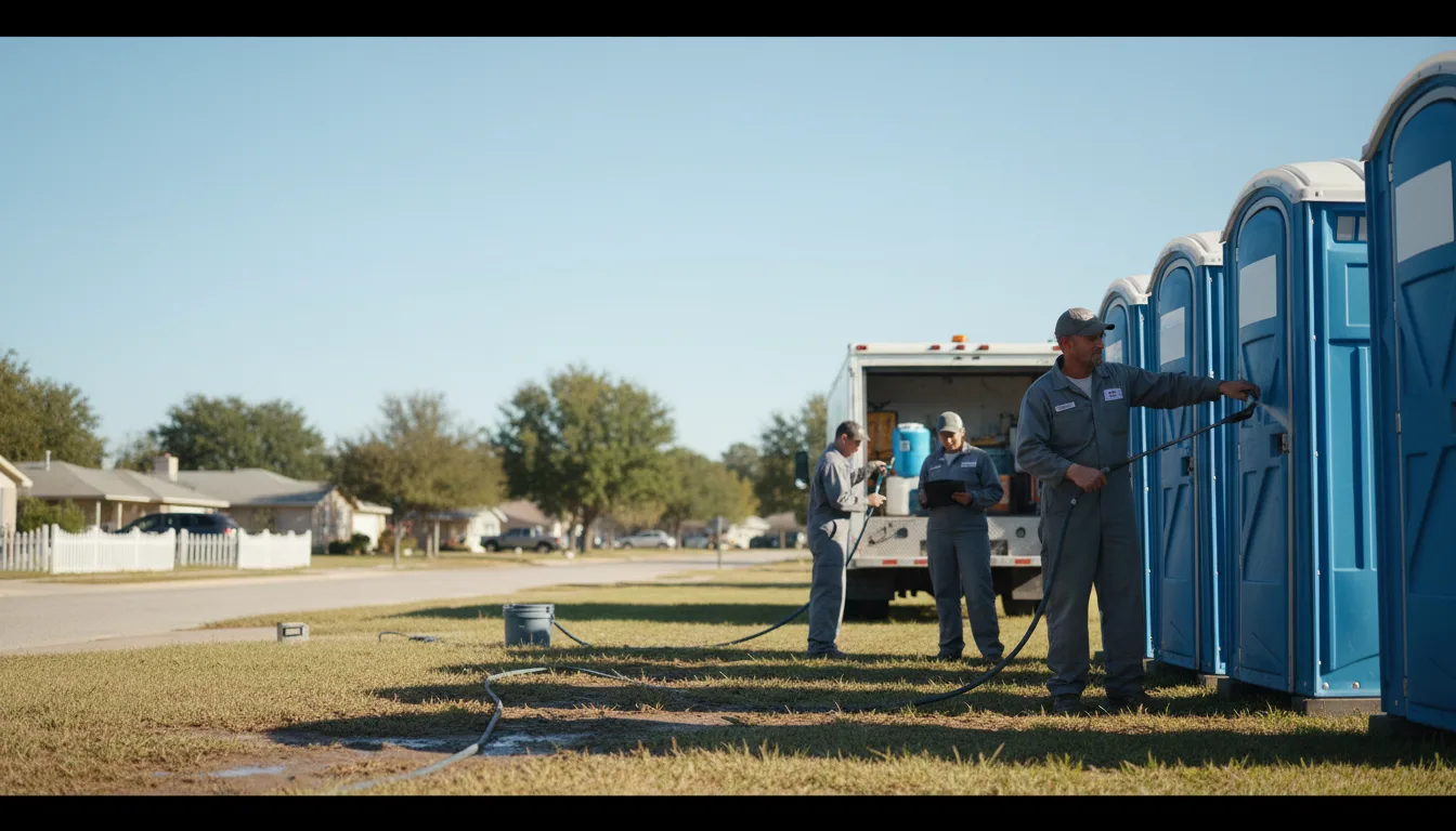 Long-Term Portable Toilet Rental in Plumerville, AR near me